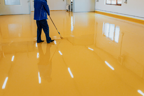 Floor Epoxy Painting